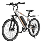VARUN 24" Electric Bike for Adults, 350W Motor, 20MPH, 36V Removable Battery, Up to 50 Miles Range, 7-Speed, Front Suspension & Dual Disc Brakes, All-Terrain Ti