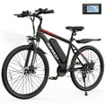 thumbnail image 1 of AIRWEST Electric Bicycle - 26 Inch Electric Bike for Adults - 500W 20MPH Electric Bikes Equipped with 48V 7.8AH Removable Lithium Battery - 21 Speed Gear & Front and Rear Disc Brake, UL2849, 1 of 8