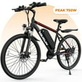 thumbnail image 1 of VARUN Electric Bike - 26" Ebike with 500W Peak Power, Maximum Speed 20 MPH, Dual Front Fork Suspension and 21 Speed Gears for Adults, 1 of 7