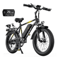 thumbnail image 1 of VARUN Electric Bike, 20" Fat Tire EBike for Adults with Peak 750W 48V 624Wh Removable Battery, Electric Mountain Bike for Men & Women with Top 20MPH 60Miles,7 Speed, Rear Rack, UL2849, 1 of 8