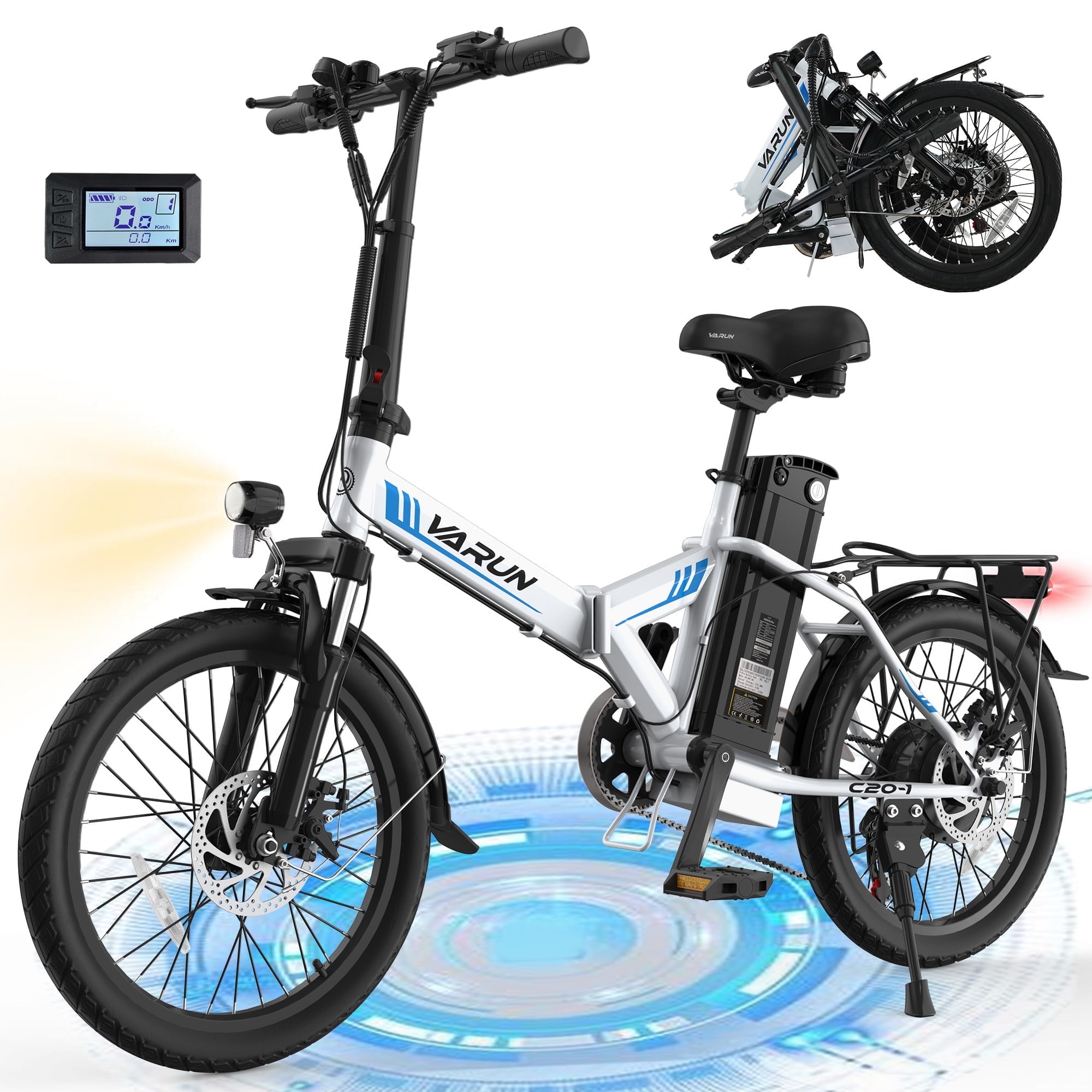 Picture Idea: Varun Peak 750W Electric Bikes For Adults 20 Folding Electric