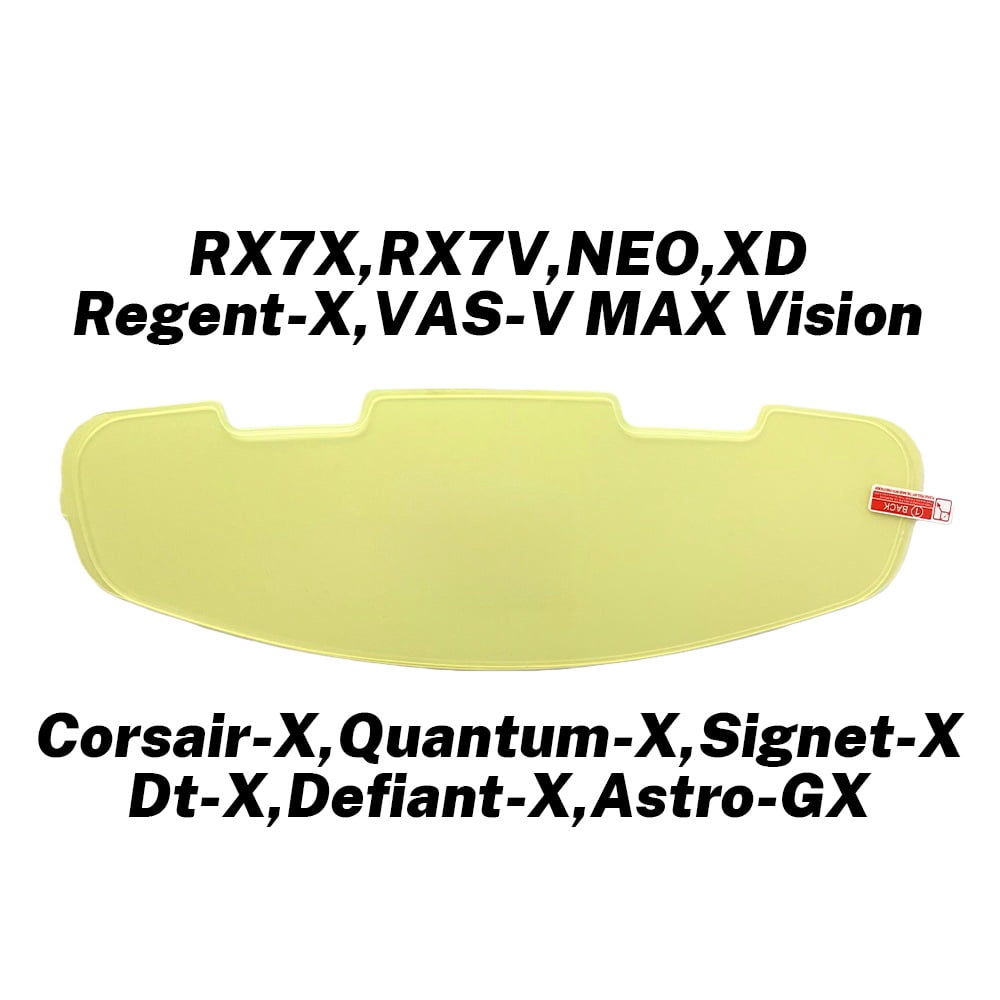 RX7X Anti Fog Film for Arai RX7V, NEO, XD, Regent-X, VAS-V, Corsair-X, Quantum-X Helmet