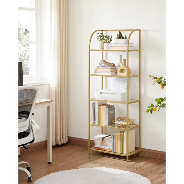 VASAGLE 5Tier Storage Rack Bookshelf Bookcase
