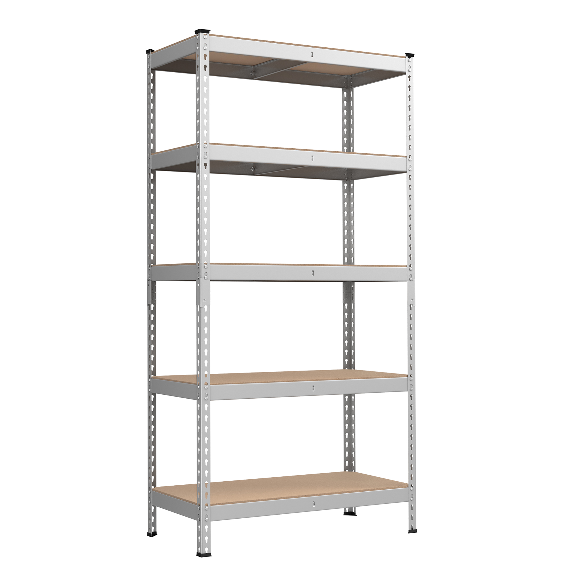 VASAGLE 5Tier Utility Shelves Metal Storage Shelves Garage Shelving