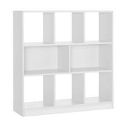 VASAGLE 8-Cube Storage Organizer Bookcase Book Shelf Storage Cabinet White