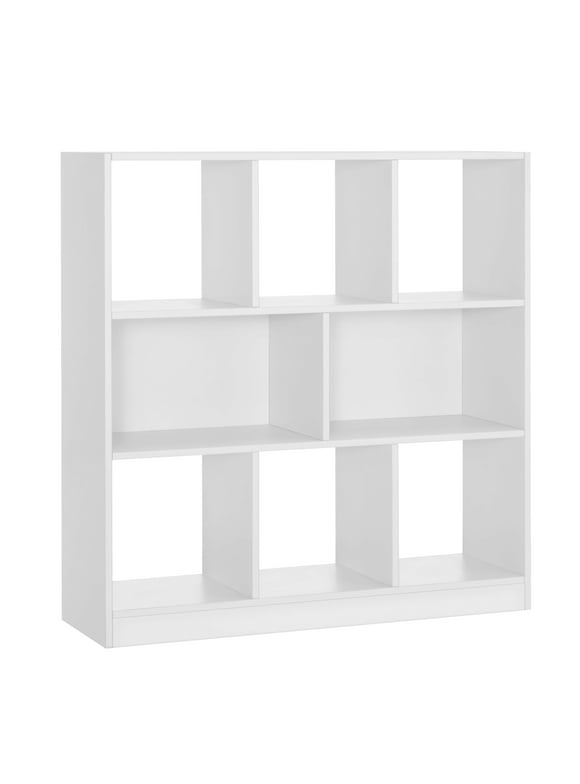 VASAGLE 8-Cube Storage Organizer Bookcase Book Shelf Storage Cabinet White