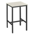 thumbnail image 1 of VASAGLE Bar Table, Small Kitchen Dining Table, High Top Pub Table, Height Cocktail Table for Living Room Party, 23.6 x 23.6 x 36.2 Inches for Narrow Spaces, Vintage White and Black, 1 of 7