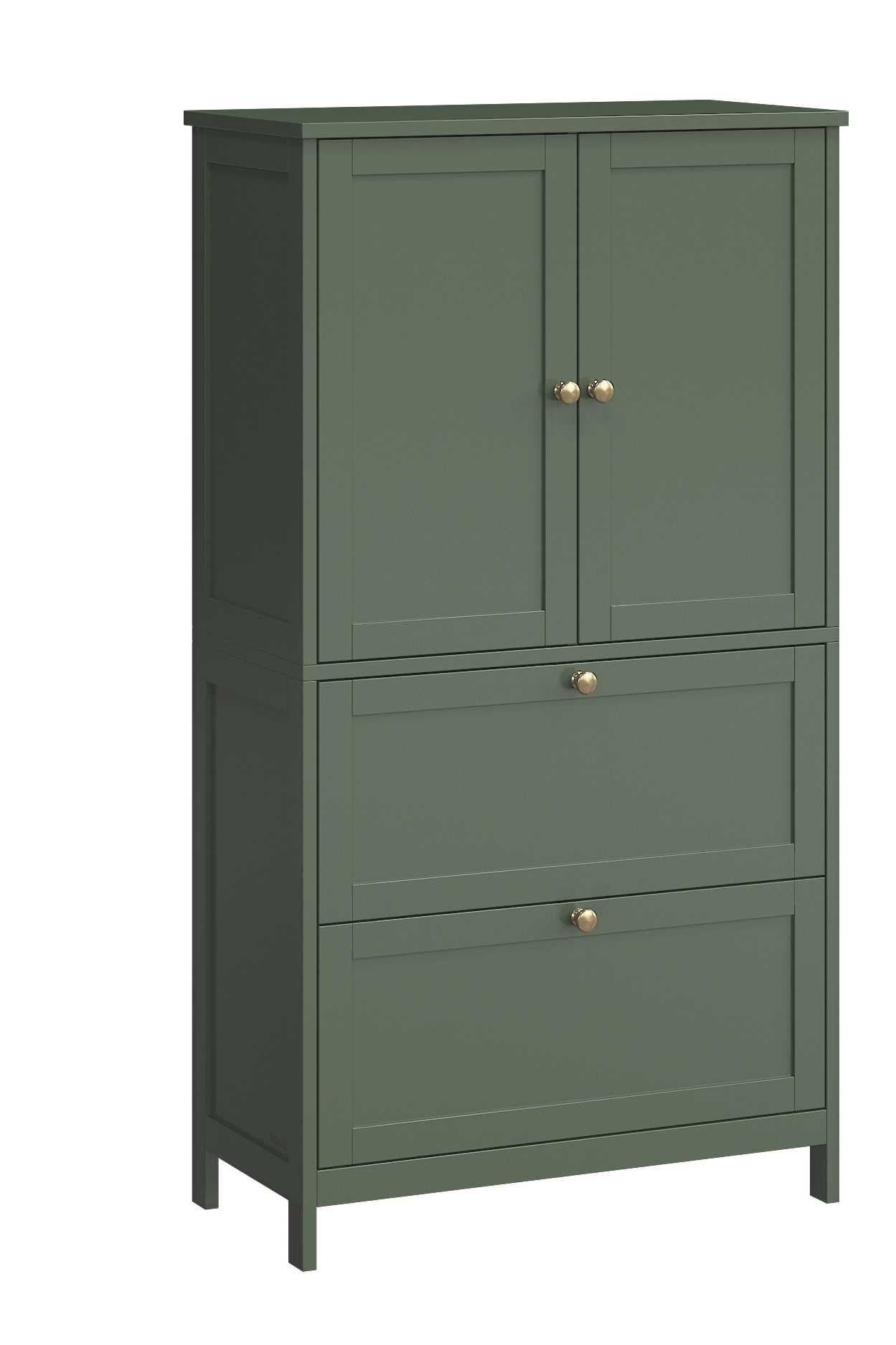 VASAGLE Bathroom Floor Storage Cabinet, Bathroom Storage Unit ...