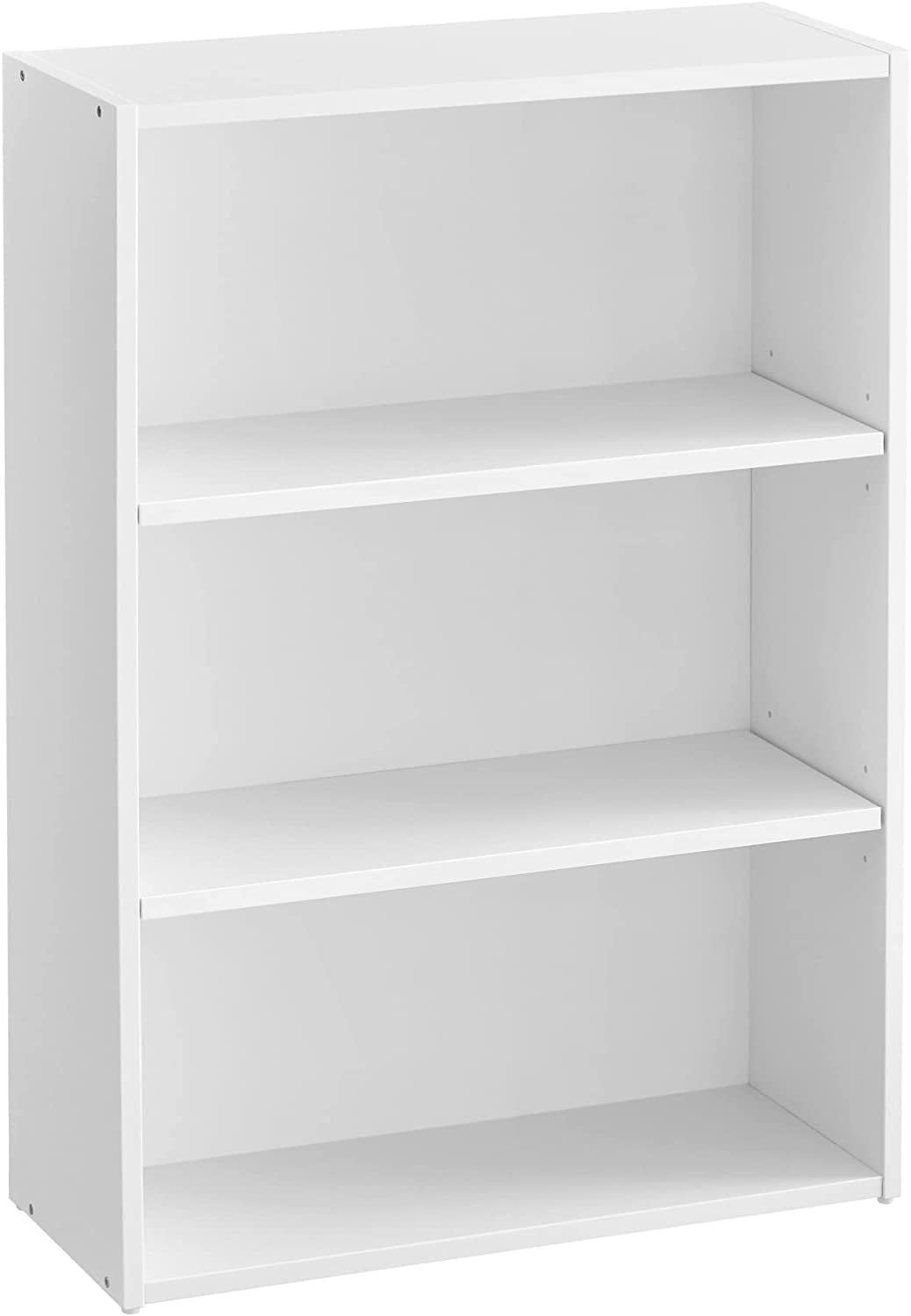 VASAGLE Bookshelf 3Tier Open Bookcase with Adjustable Storage Shelves