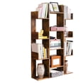 thumbnail image 1 of VASAGLE Bookshelf Tree-Shaped Bookcase with 13 Storages Rustic Brown, 1 of 8