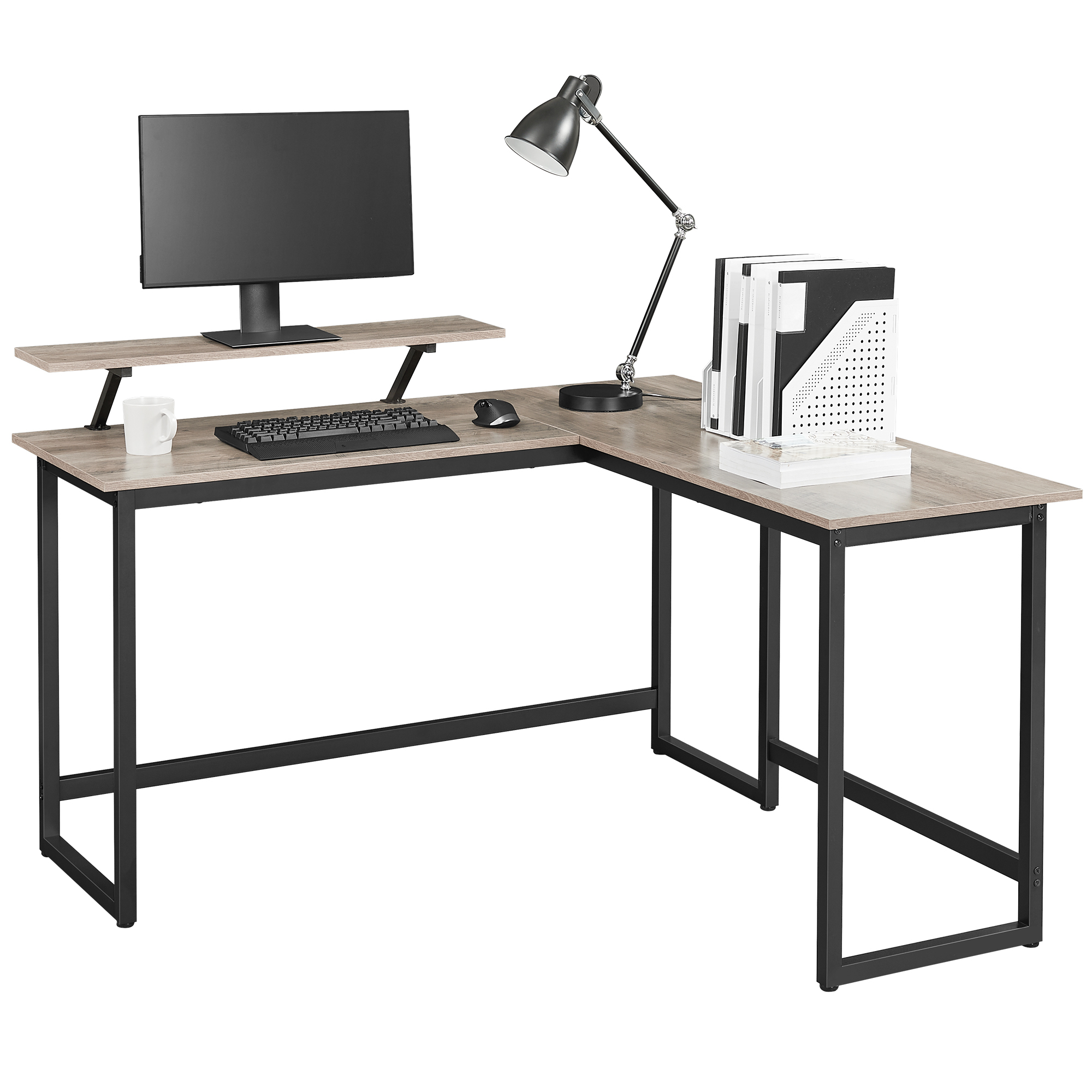 VASAGLE LShaped Computer Desk