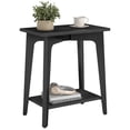 thumbnail image 1 of VASAGLE MAEZO Collection - Side Table, 2-Tier Small Rectangular End Table, 11.8 x 18.9 x 21.8 Inches, Nightstand with Tapered Legs, Curved Transitions, for Small Spaces, Charcoal Gray, 1 of 6