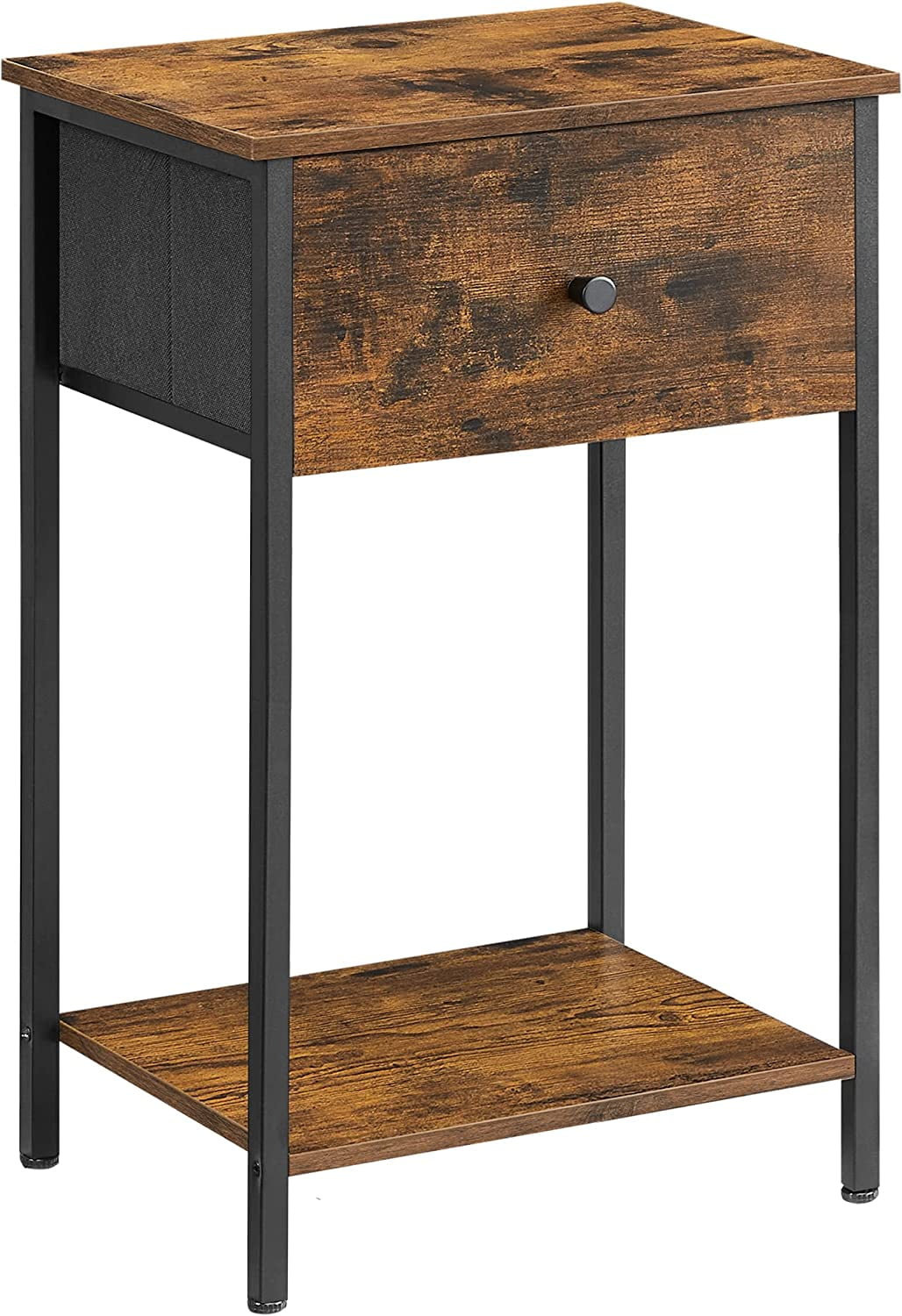 VASAGLE Nightstand with Drawer End Table Bed Side Table, Small Table