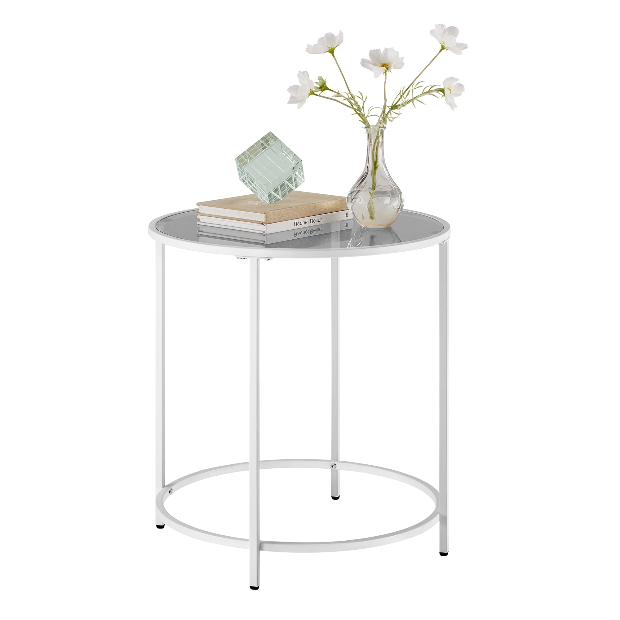 VASAGLE Round Side Table