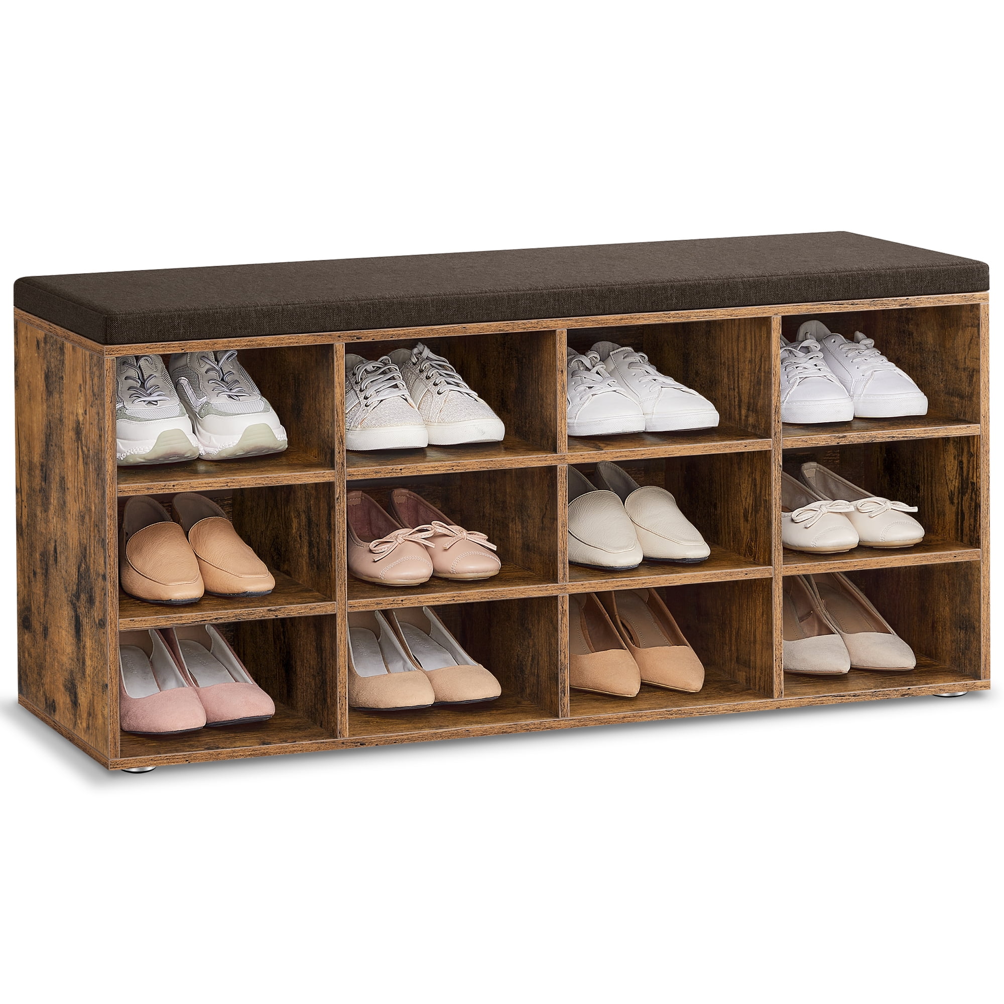 Padded shoe bench deals
