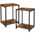 VASAGLE Side Tables Set of 2 Small End Table Nightstand for Living Room