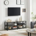 thumbnail image 1 of VASAGLE TV Stand for TV up to 65 Inches TV Table Entertainment Center 3-Tier TV Console Steel Frame Industrial Style for Living Room Greige, 1 of 9