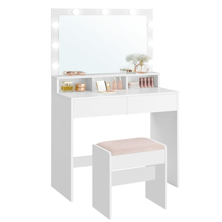 Vasagle vanity set with mirror hotsell