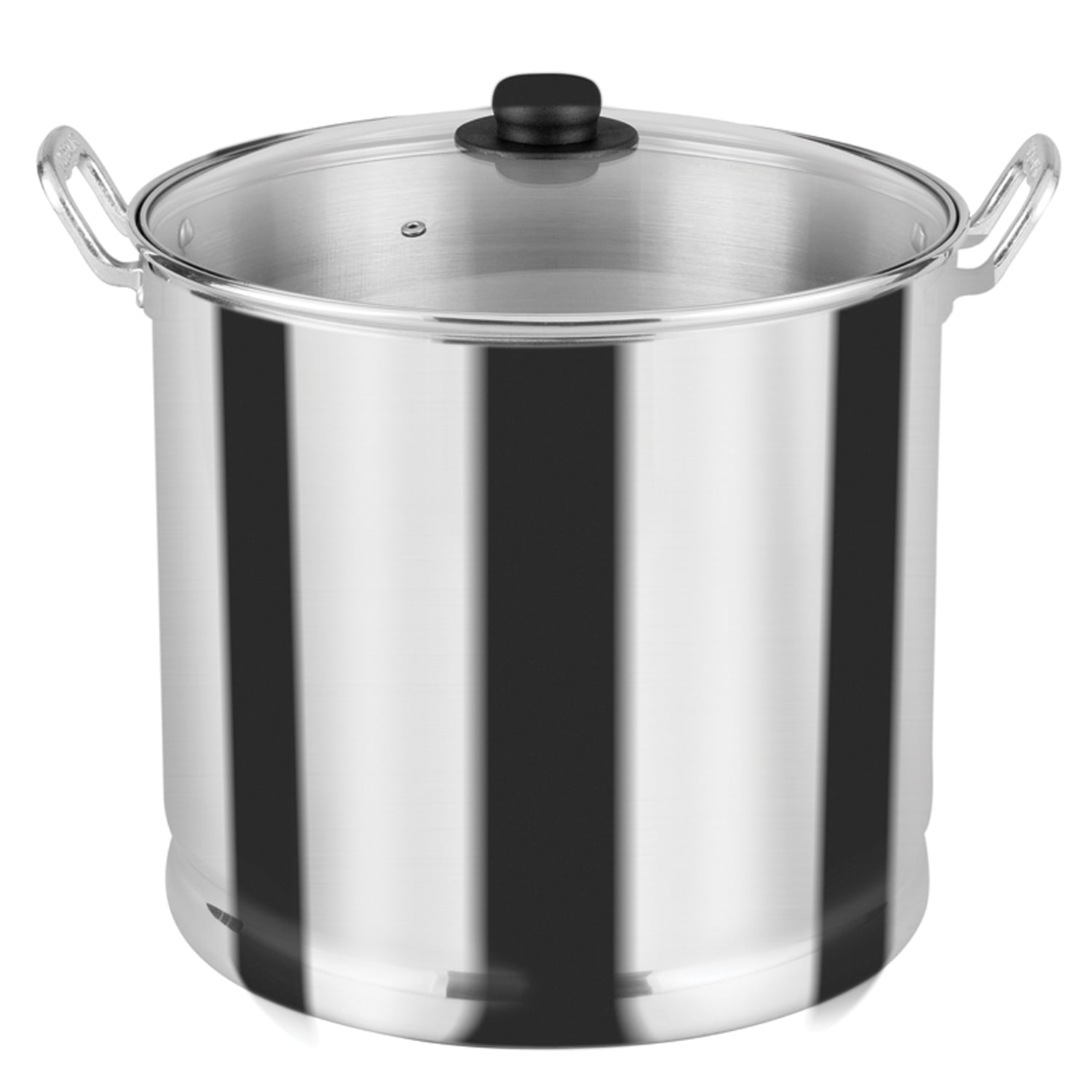 Vasconia Silver 17-Qt Aluminum Steamer with Glass Lid