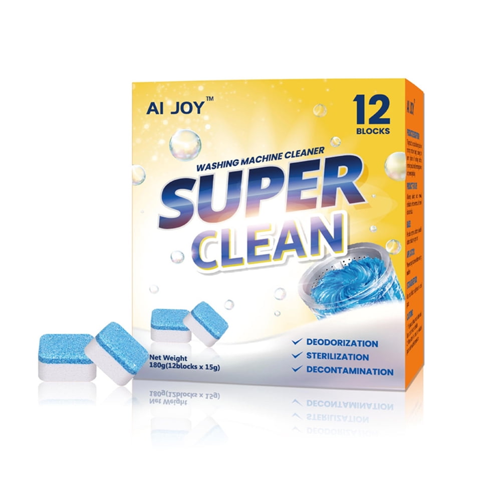 VASCWECD Cleaning Decontamination Washing Machine Cleaning Tablets