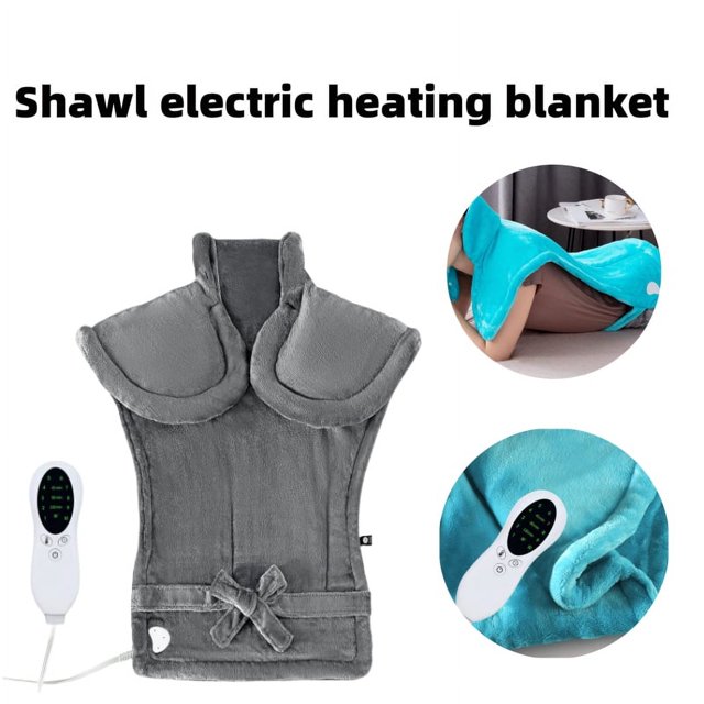 VASCWECD Weighted Heating Pad for Back Pain Relief, Electric Heat Pads