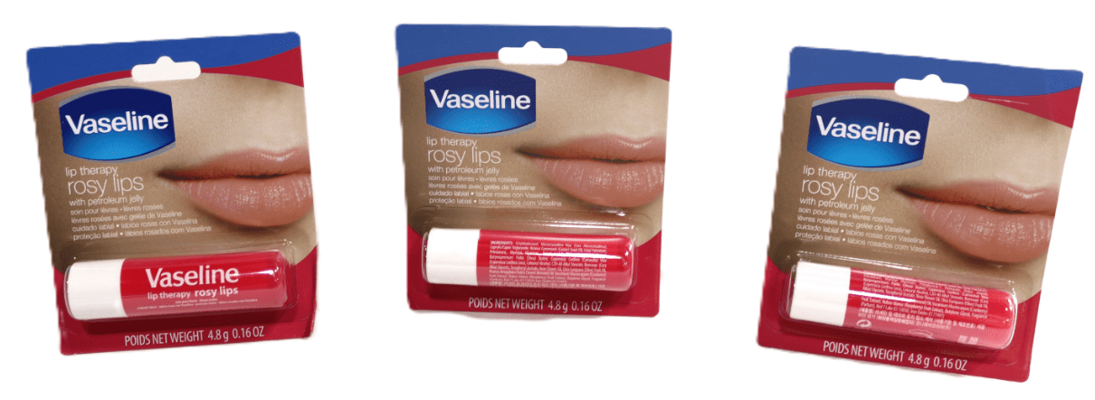 VASELINE LIP THRPY CARE ROSY 0.16 OZ