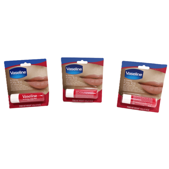 VASELINE LIP THRPY CARE ROSY 0.16 OZ