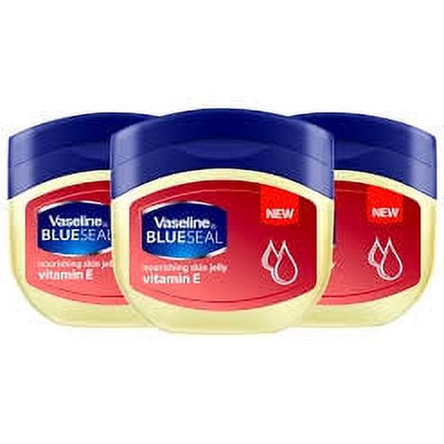 VASELINE Petroleum Jelly Blue Seal Vitamin E 50 Ml (Pack of 3)
