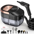 thumbnail image 1 of VASG Steam Cleaner, Portable Steamer for Cleaning with 15pcs Accessories, 15s Heat-up & 1.6L Large Tank, Handheld Steam Cleaner for Car Detailing, Home, Tile, Grout, Furniture (Black), 1 of 10