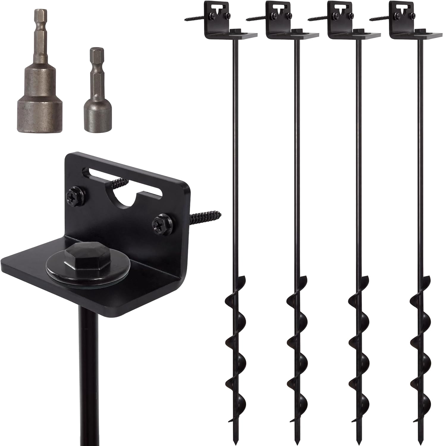 Greenhouse Anchors Ground Rod Driver Adapter Tool - For Installing ...