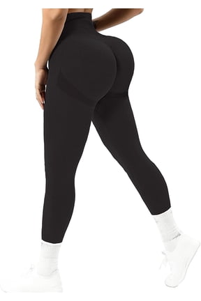 Butt Lifting Workout Leggings for Women, Scrunch Butt Gym Seamless Booty Tight