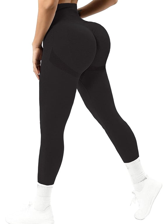 Butt Lifting Workout Leggings for Women, Scrunch Butt Gym Seamless Booty Tight
