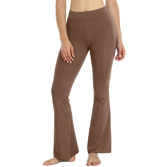 VASLANDA Flare Pants for Women - High Waist Workout Bootleg Yoga Leggings