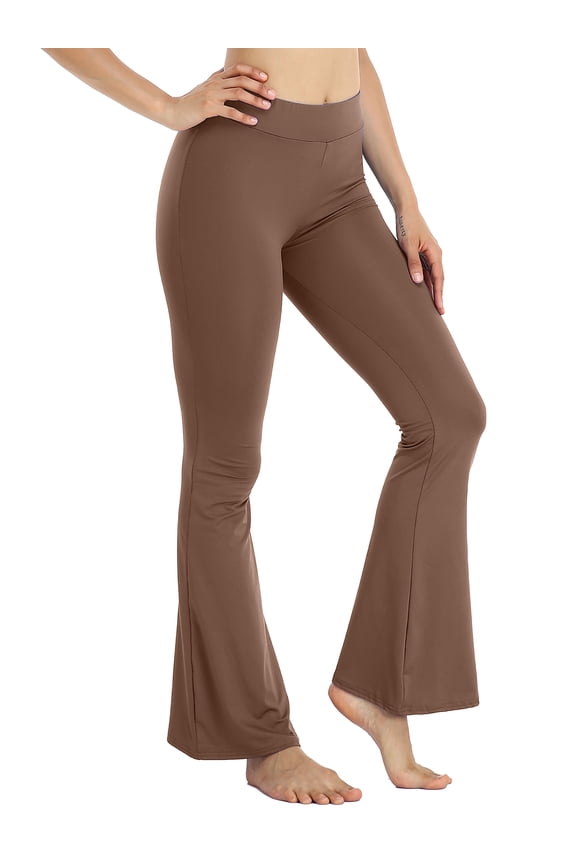 Flare Pants for Women - High Waist Workout Bootleg Yoga Leggings