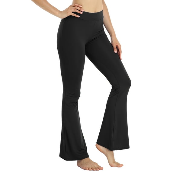 VASLANDA Flare Pants for Women - High Waist Workout Bootleg Yoga Leggings