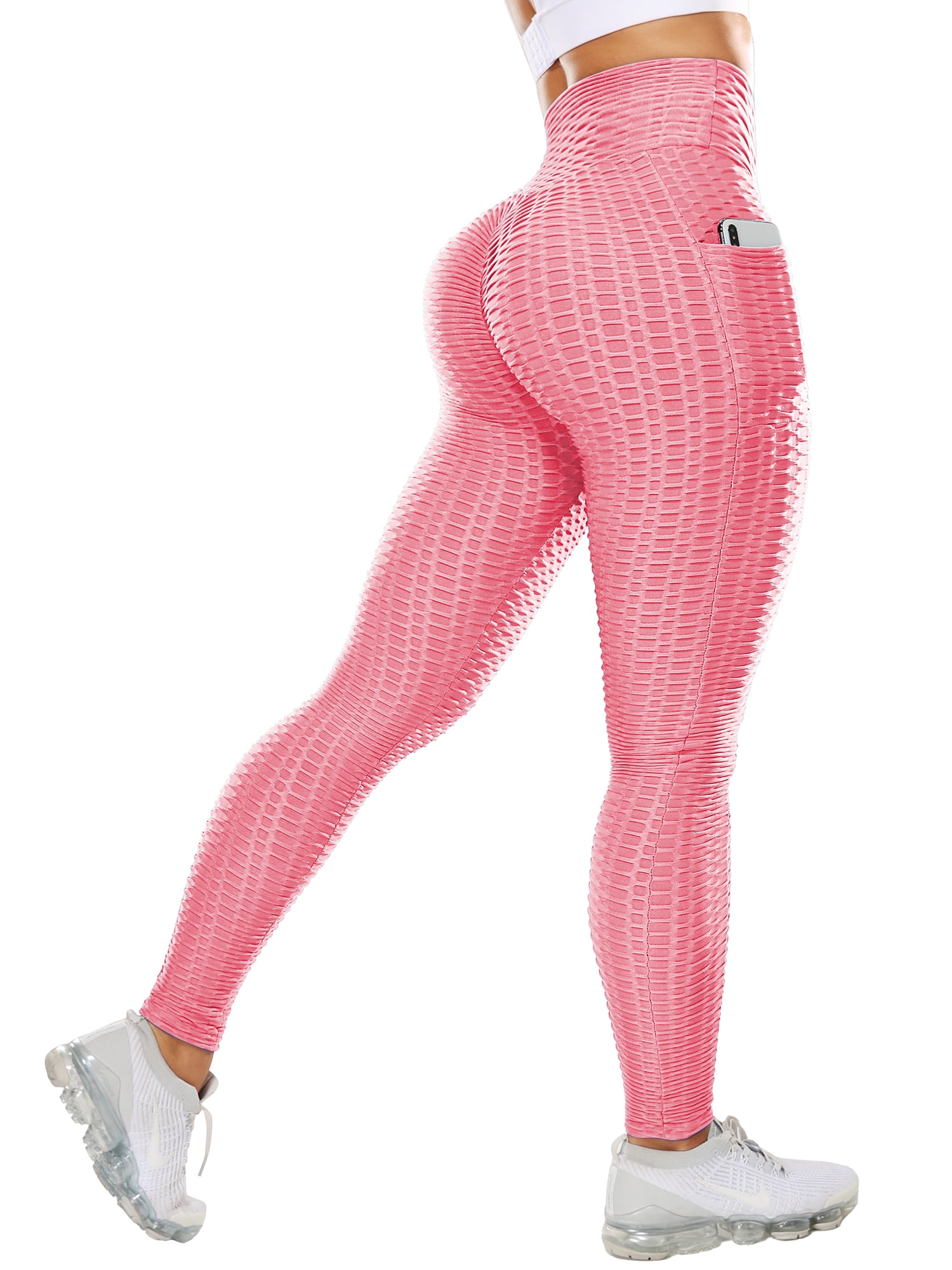 VASLANDA High Waist Yoga Pants with Pockets, Tummy Control Workout Running Yoga  Leggings for Women 