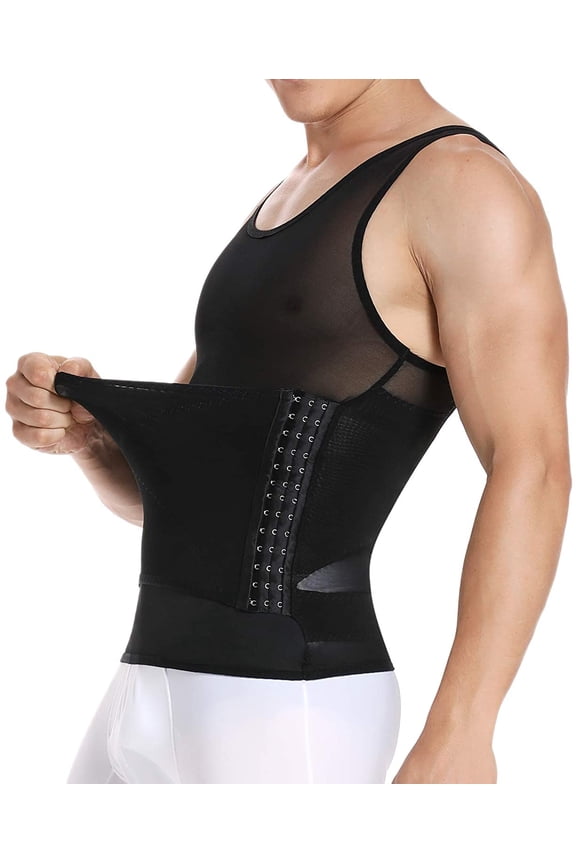 Men Body Shaper Slimming Vest Compression Shirts Tummy Control Tank Top Belly Slimmer Underwear