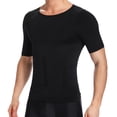 thumbnail image 1 of VASLANDA Men's Compression Shirt Undershirt Slimming Tank Top Workout Vest Abs Abdomen Slim Body Shaper, 1 of 7