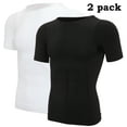thumbnail image 1 of VASLANDA Men's Compression Shirt Undershirt Slimming Tank Top Workout Vest Abs Abdomen Slim Body Shaper, 1 of 2