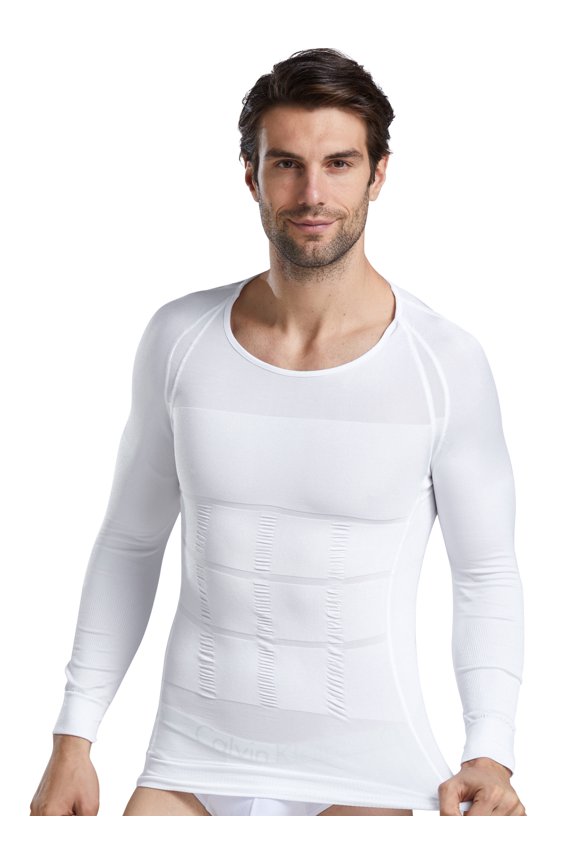 Men's Cool Dry Fit Long Sleeve Compression Shirts, Active Sports Base Layer Top, Athletic Workout T-Shirt