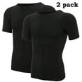 thumbnail image 1 of VASLANDA Mens Compression Undershirts Ultra Slimming Body Shaper Belly Control Vest Workout Active Gynecomastia Tank Tops, 1 of 6