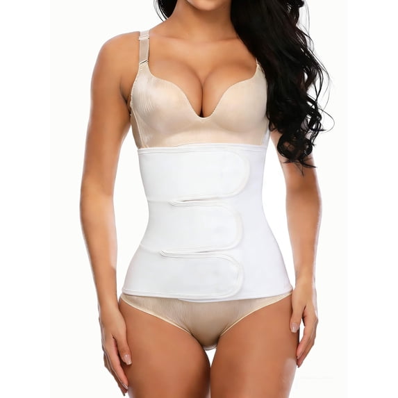 VASLANDA Postpartum Belly Wrap C Section Recovery Belt Belly Band Binder Back Support Waist Shapewear