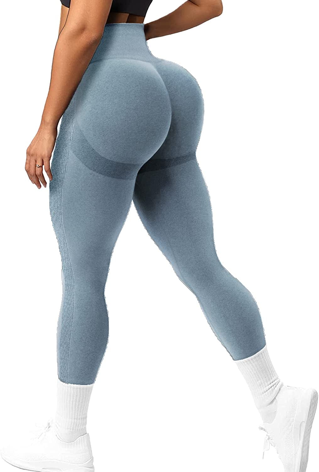 VASLANDA Butt Lifting Workout Leggings for Women, Scrunch Butt Gym
