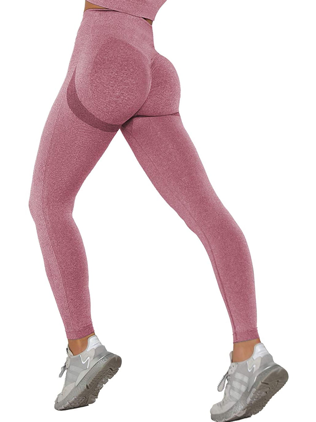 VASLANDA Women's High Waist Yoga Leggings With Pockets Tummy Control  Workout Running Pants 4 Way Stretch Gym Fitness Activewears Yoga Tights 