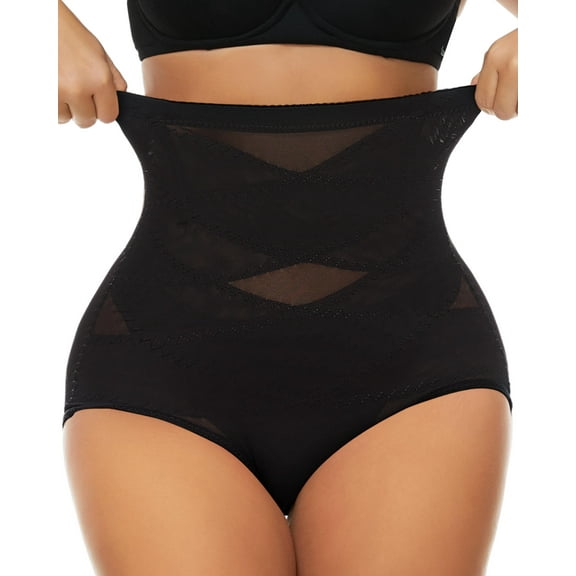 VASLANDA Shapewear Tummy Control Underwear for Women High Waisted Girdle Body Shaper Butt Lifting Panties