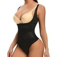 thumbnail image 1 of VASLANDA Shapewear for Women Tummy Control Thong Bodysuit Open Bust Body Shaper, 1 of 8