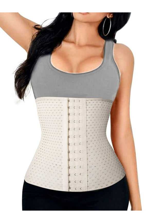 Waist Trainer for Women Weight Loss Sport Workout Body Shaper Girdle Tummy Cincher Underbust Corset