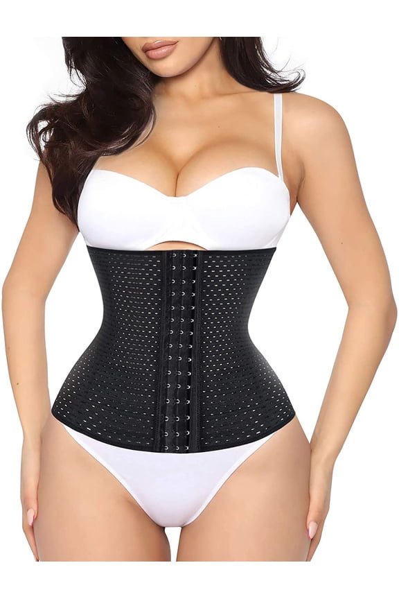 Waist Trainer for Women Weight Loss Sport Workout Body Shaper Girdle Tummy Cincher Underbust Corset