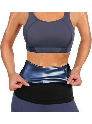Vaslanda Neoprene Sauna Waist Trainer Corset Sweat Belt for Women Weight  Loss Compression Trimmer Workout Fitness 