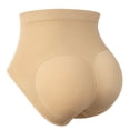 thumbnail image 1 of VASLANDA Women Padded Butt Panties Seamless Butt and Hip Enhacncer Mid-waisted Shaper Underwear, 1 of 7